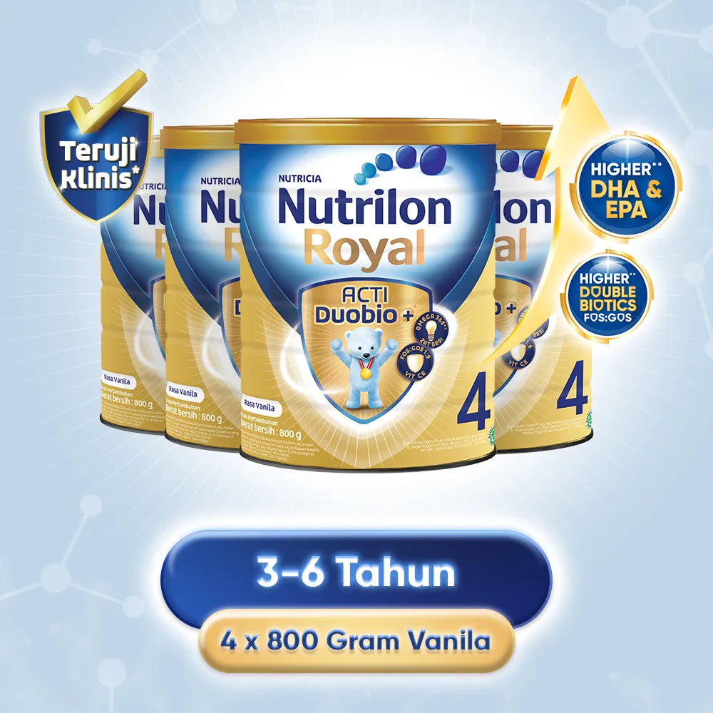 [BUNDLE PACK] Nutrilon Royal 4 Vanilla 800gr x 4Pcs